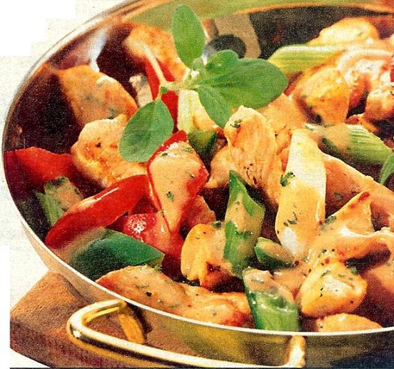 Putengeschnetzeltes mit Champignons und Paprika – Problemhaus – Das ...